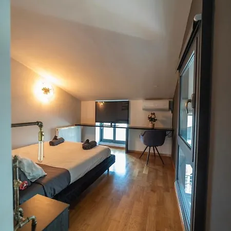 Ferienwohnung Minimal Brand New Loft Next To Subway Athen Exterior foto